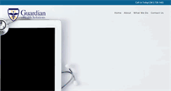Desktop Screenshot of guardianehealthsolutions.com