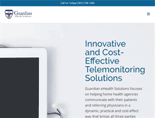 Tablet Screenshot of guardianehealthsolutions.com